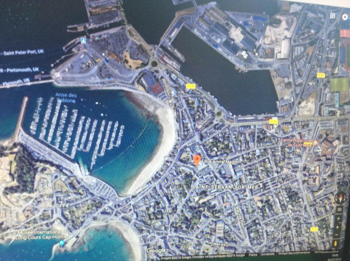 Le Sablon 50M Plage 2 Pers Possible 4 Saint-Malo Exterior foto