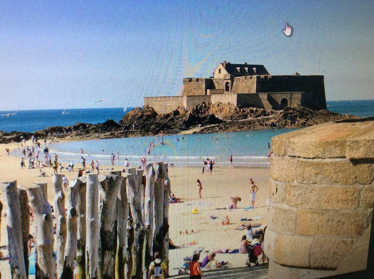 Le Sablon 50M Plage 2 Pers Possible 4 Saint-Malo Exterior foto